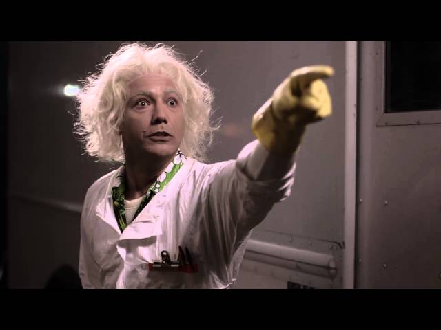 Gino D'Acampo is Doc Brown in Back To The Future