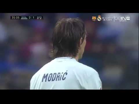 Real Madrid v Sporting Gijon 2-1 All goals and extend highlights English Commentry