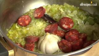 preview picture of video 'Chorizo and potato stew recipe - Allrecipes.co.uk'