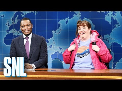 Weekend Update: Travel Expert Carrie Krum on Spring Break - SNL