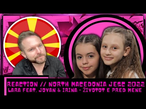 🇲🇰 REACTION 🇲🇰 | Lara Jovan & Irina Životot E Pred Mene | North Macedonia Junior Eurovision 2022