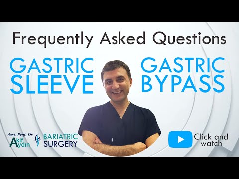 Gastric Sleeve & Gastric Bypass / Frequently Asked Questions / Dr. Akif Aydın