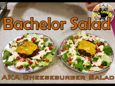 Introducing The Ultimate Bachelor Salad: The Cheeseburger Salad!