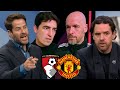 Bournemouth 2-2 Man United│Erik ten Hag & Owen Hargreaves To Controversial penalty decisions in draw