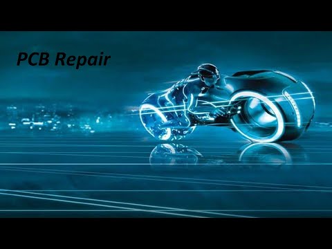 1982 Bally Midway Tron Arcade PCB Repair  7\2\21