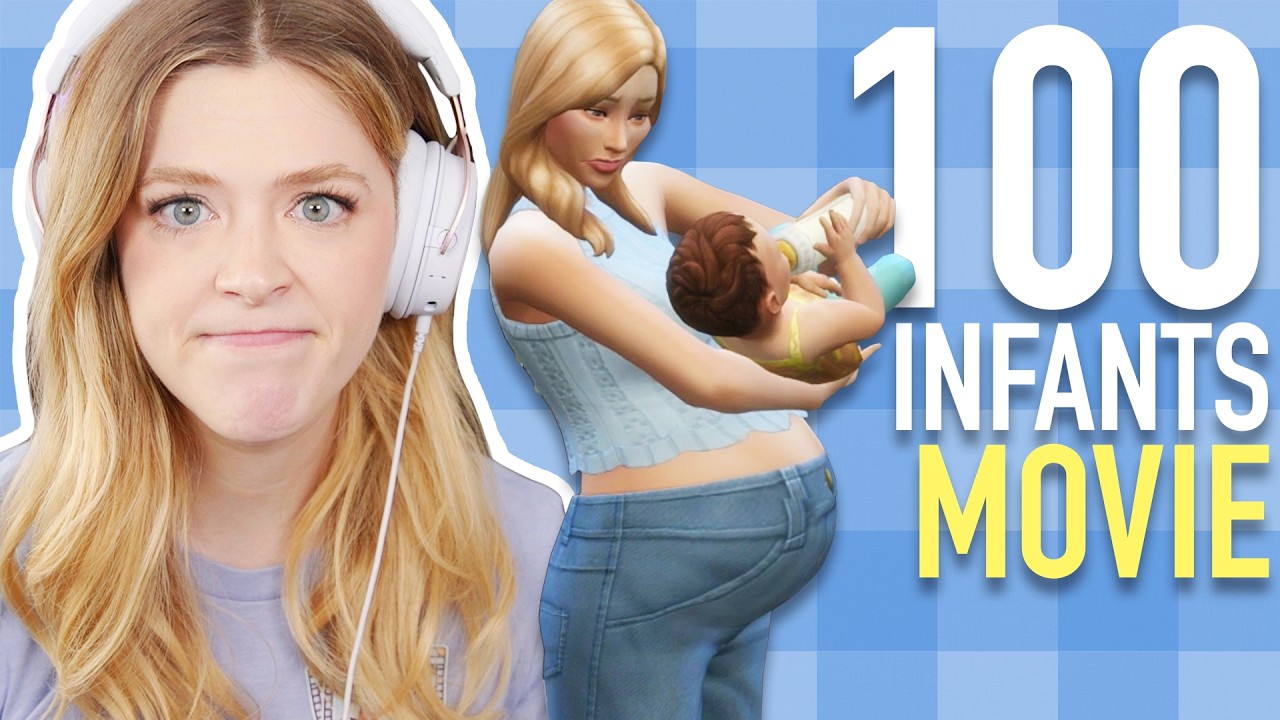 Can You Have 100 Babies In One Lifespan In The Sims 4? | 100 BABY CHALLENGE SPEEDRUN MOVIE