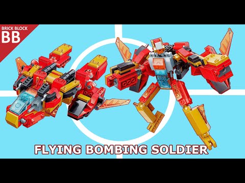 Speed Build Roaring Flame God General !! (03) ⚡️ How to make a Robot Lego Qman 41303 Trans Collector