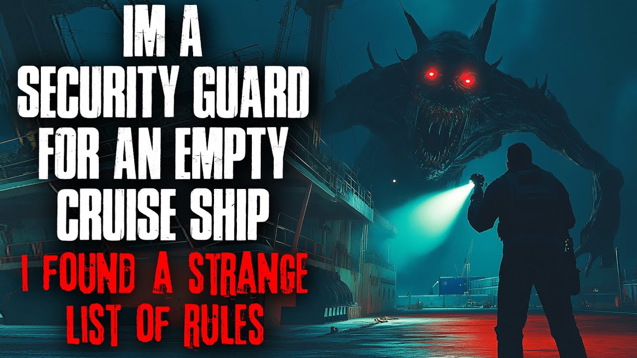I'm a Security Guard for an empty Cruise Ship. I found a STRANGE list of RULES.