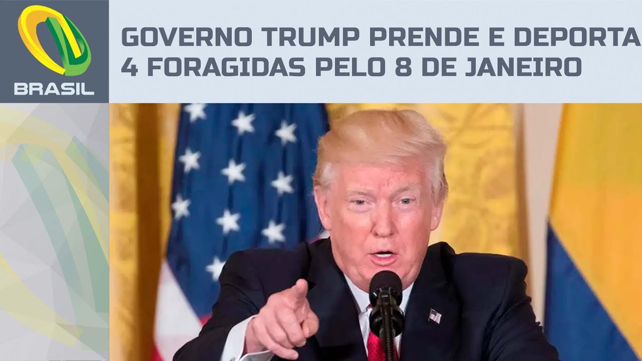 Foragidas pelo 8 de Janeiro são presas nos Estados Unidos e serão deportadas pelo governo Trump