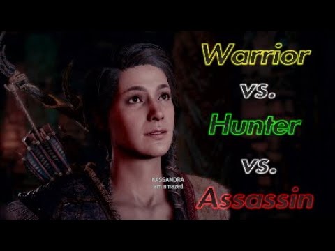 Warrior vs. Hunter vs. Assassin (Class Showcase w/ Commentary) - Assassin's Creed: Odyssey