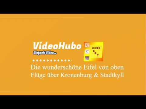 Drohnenflüge in der Eifel März 2018 in Kronenburg & Stadkyll in 4K