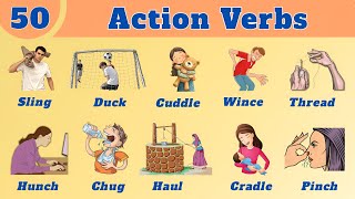 50 Action Verbs with Meanings & Sentences | Daily Use Vocabulary for Speaking