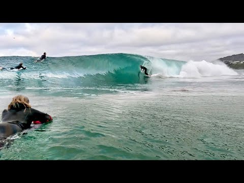 Scoring Glassy Sandbar waves after Rain Storms!