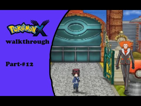 Pokemon X walkthrough part#12 - rescuing pokeball factory from team flare