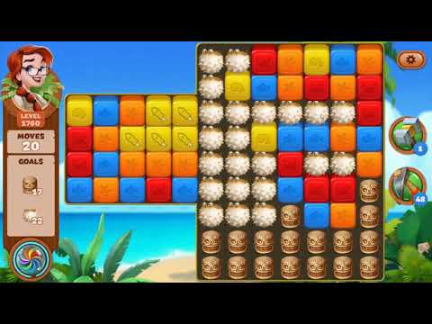 Lost Island Blast Adventure Level 1760 NO BOOSTERS - A S GAMING