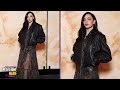 Charli XCX Stuns In Sheer Black Gown At YSL Paris Show