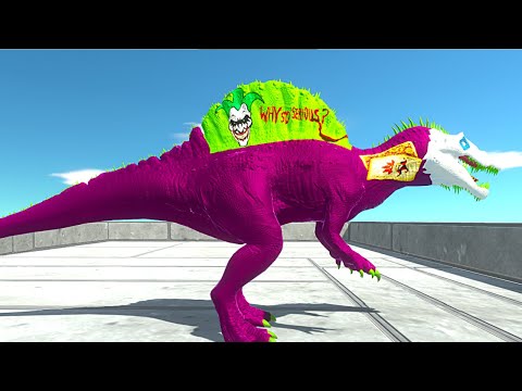 🃏 JOKER SPINOSAURUS DEATH RUN !! -Animal Revolt Battle Simulator⚡️