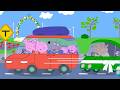 Peppa Pig Gets A BIGGER Family Car Hospital Test Drive Adventure Full Episode Cartoon 18 Mins