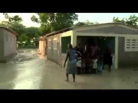 Hardship in Haiti after Hurricane Sandy. Hurricane Sandy 2012.