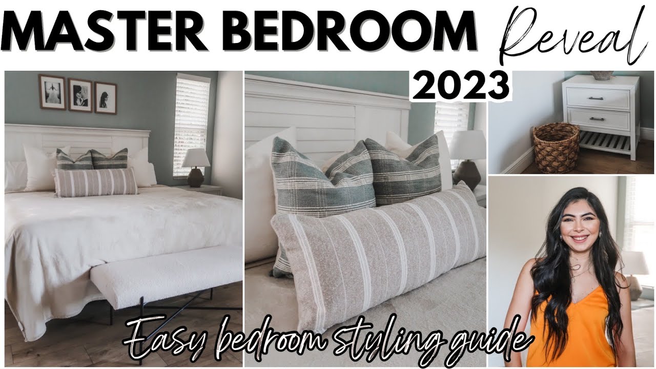 MASTER BEDROOM TRANSFORMATION REVEAL 2023 | MODERN COASTAL BEDROOM DECOR