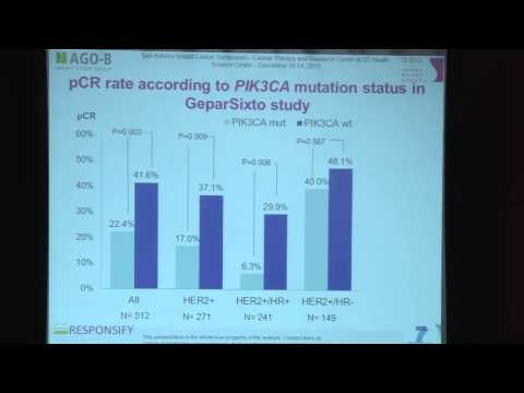 Sibylle Loibl: PIK3CA mutation predicts resistance to anti HER2/chemotherapy