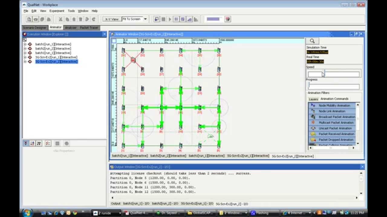 Qualnet Demo 1 - No Mobility