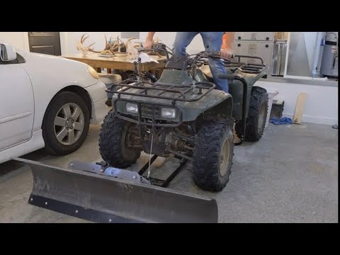 Badland ZXR winch install on Honda ATV with Extreme Max mount kit