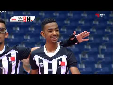 Qatar vs Bahrain   Asian Men's U20 Volleyball Championship 2016