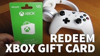 How to Redeem Xbox Gift Card on Xbox Console – Xbox One and Xbox One S with Xbox Live