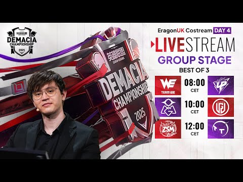 🔴 Demacia Cup 데마시아 컵 | Day 4 | WE vs UP | OMG vs LGD | ZSM vs TT 🔴