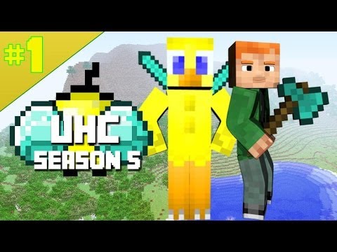 Minecraft UHC S1 Ep 1: KwehReign Start! w/ CrookedReign