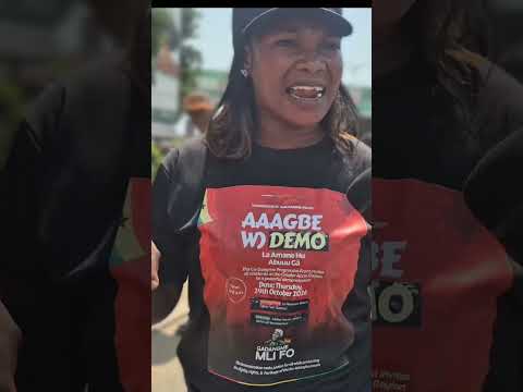 “Ga is ours! How come we are being bullied?” — Protester appeals to Mahama over La Beach demolitions