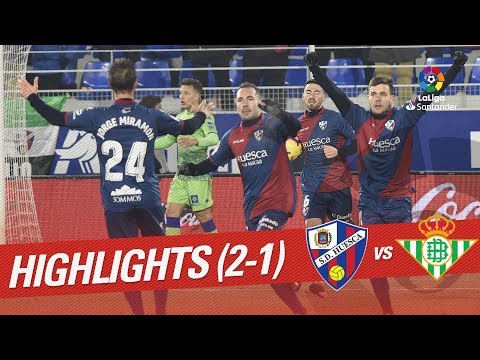 Highlights SD Huesca vs Real Betis (2-1)