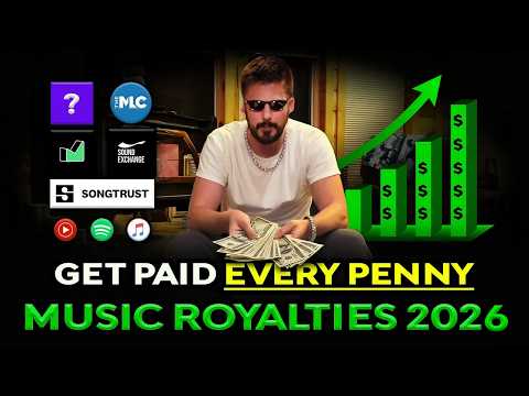 How to Collect ALL Your Music Royalties in 2026 (MLC, SoundExchange, Songtrust + More!)