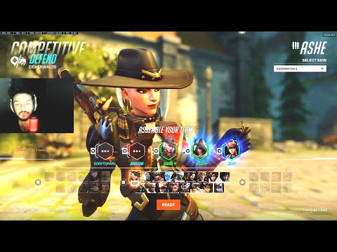 KABAJI TRACER AND ASHE GAMEPLAY ON EICHENWALDE! [ OVERWATCH 2 TOP 500 SEASON 2 ]