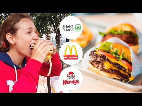 SHAKE SHACK vs McDonalds vs Wendy’s | COMPARACIÓN