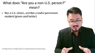 Are You a Non-U.S. Person? IRS Definition for Form 5472 Eligibility