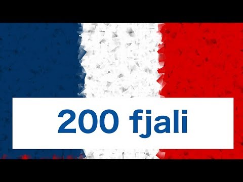 Mësime frëngjisht: 200 fjali në frëngjisht (+ shqip)