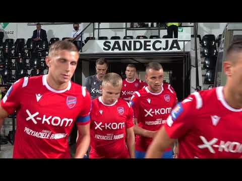 Kulisy meczu Sandecja Nowy Sącz - Raków Częstochowa