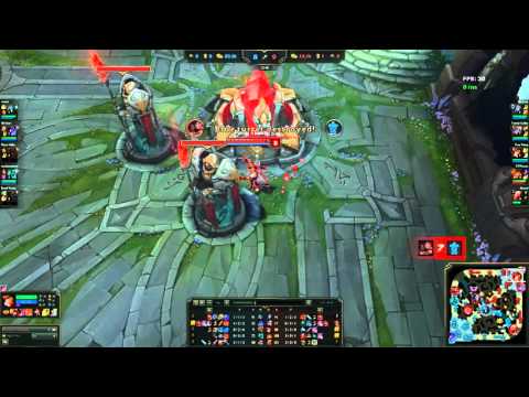 Doublelift Miss Fortune vs Lucian S6 Preseason Dec 2015