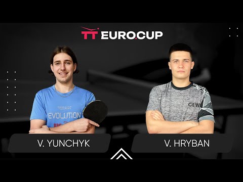 10:20 Valentyn Yunchyk  - Vadym Hryban 23.07.2024 TT Euro.Cup  Ukraine ELITE. TABLE 3