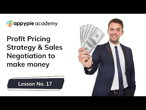 Introduction of Profit Pricing Strategy Sales Negotiation to make money Lesson 01