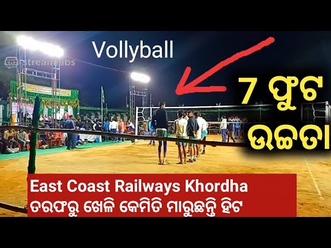 Hard Shot of East Coast Railway Volley Ball Player ll 7 Feet Tall Volley Player #Short