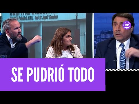 Workers at the Garrahan Hospital challenged Feinmann on air and made him jump like a gorilla!