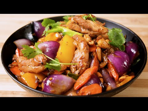 This Restaurant Style Cashew Chicken is so Good!! | Cashew Chicken Recipe | Chicken stir fry