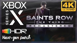 [4K/HDR] Saints Row : The Third Remastered (Next-Gen Patch) / Xbox Series X Gameplay