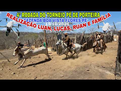 [DRONE]4°RODADA DO TORNEIO PE DE PORTEIRA FAZENDA BOA VISTA FLORES-PE ORG LUAN,LUCAS RUAN E FAMÍLIA 