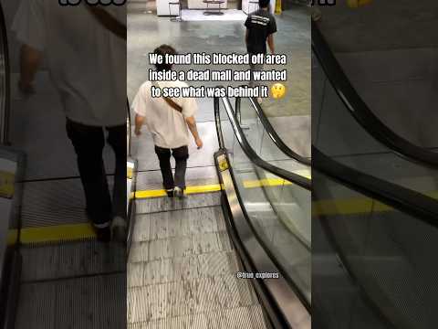 Exploring the abandoned part of a dead mall gone wrong…