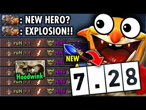 How to Nonstop Delete New Hero Hoodwink 7.28 Patch!! [2 Games] | Techies Official