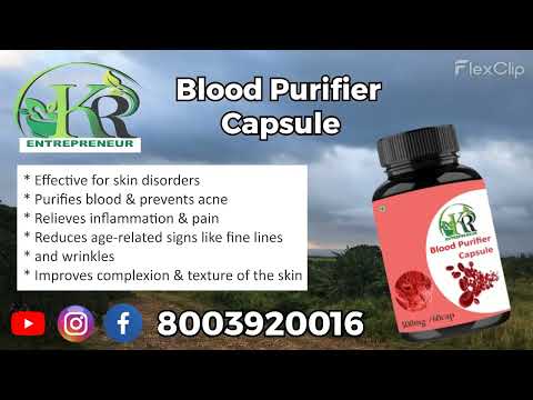 KR Capsules Natural Blood Purifier, Boost Immunity  (60 Capsules)